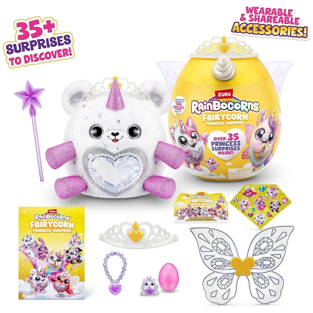 ZURU Rainbocorns الجنية الأميرة مفاجأة يونيكورن ماجيك البيض صندوق أعمى تحصيل يمكن ارتداؤها أجنحة الجنية هدايا للفتيات #6