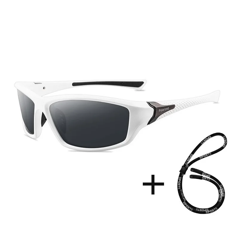 Luxus Angeln Polarisierte Sonnenbrille Für Männer Frauen Laufen Wandern Sport Fahren Sonnenbrille Mit Kette Männlichen Sport Brillen UV400