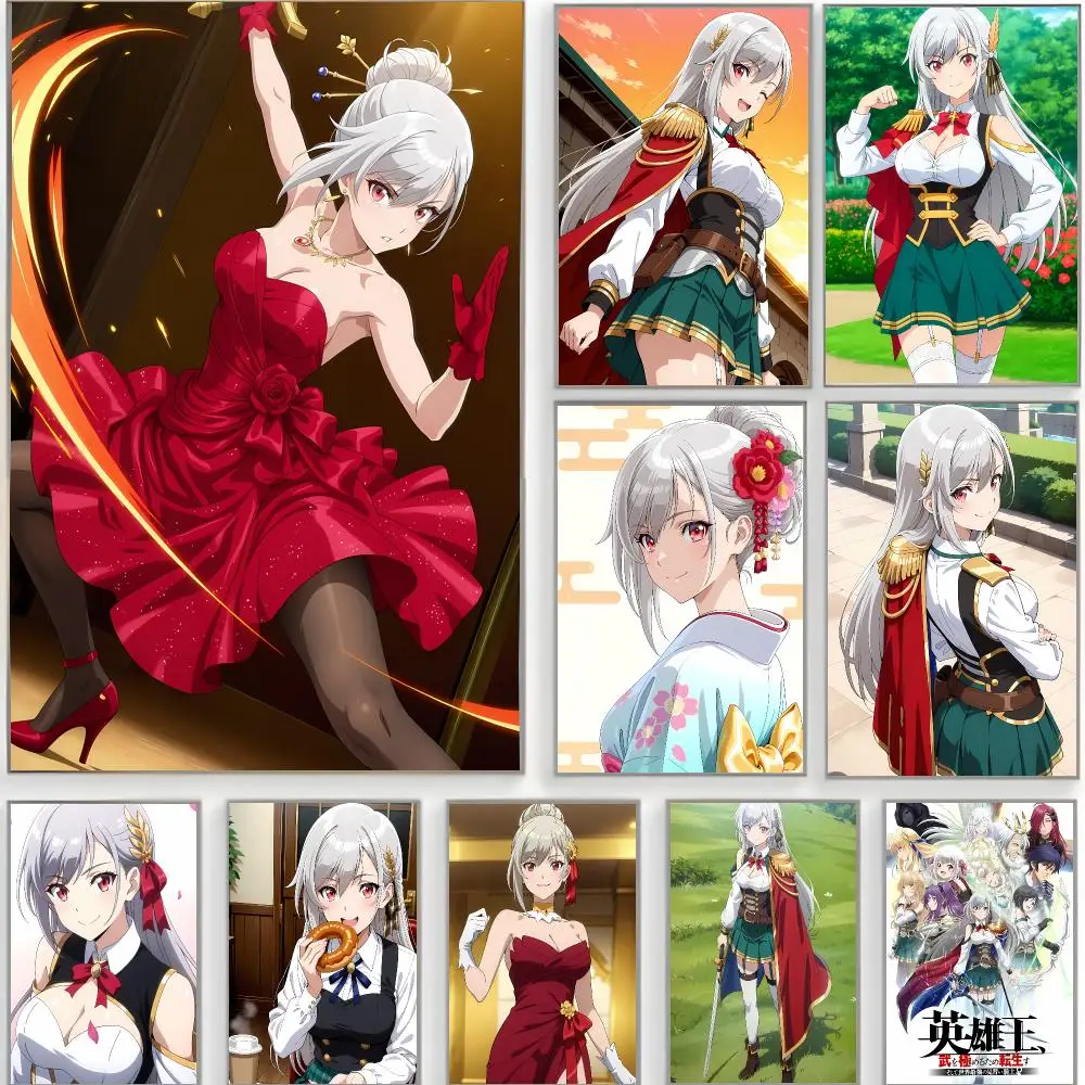 Isekai Light Novel R-Reborn to Master the Blade Inglis Eucus Poster Classic Wall Art  Home Decor  Peel and Stick Unframed