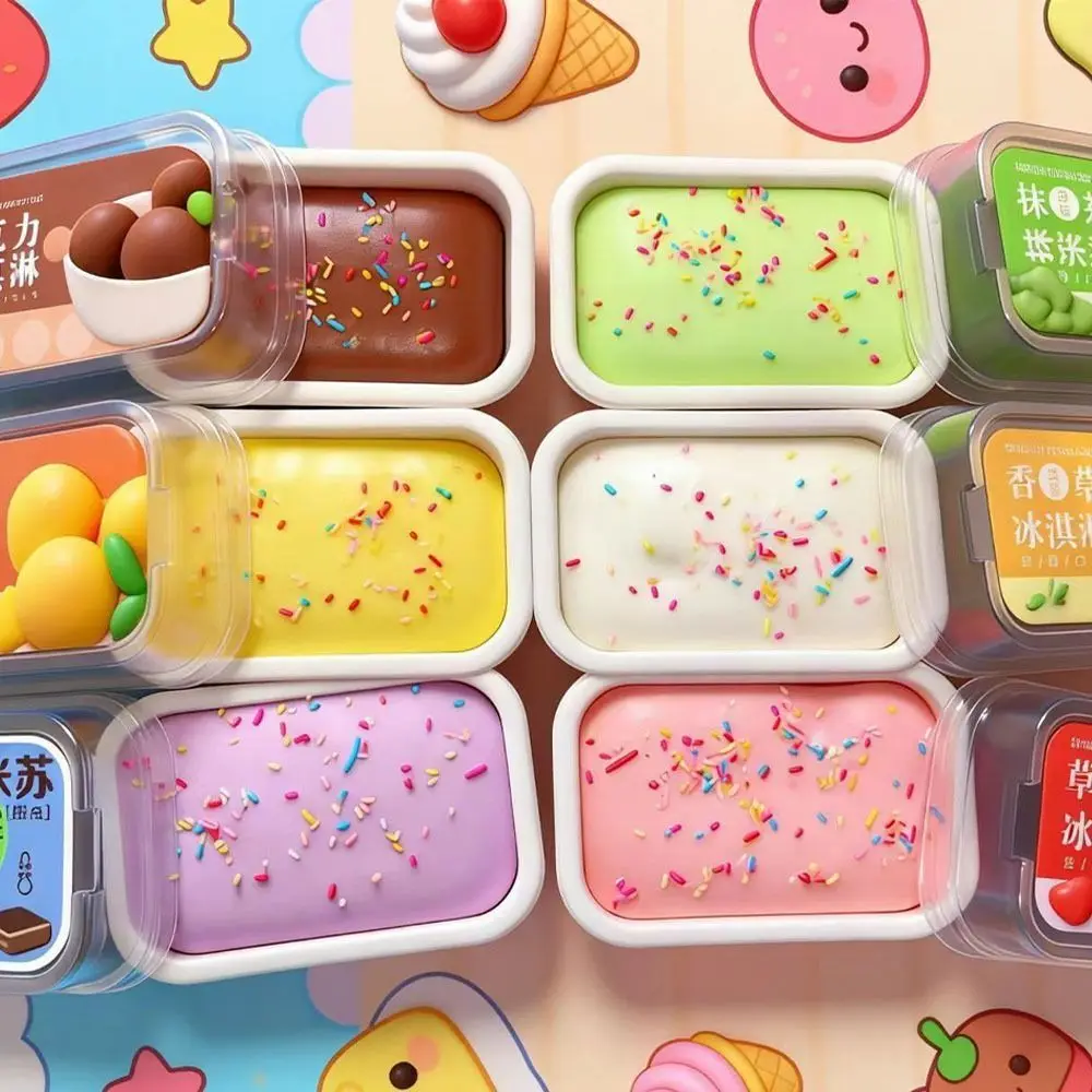 Slow-rebound Simulation Bread Squeeze Soft Bread Shaped Sticky Box Cake Squishy Kneading Handmade Squishy Fidget Office Desk