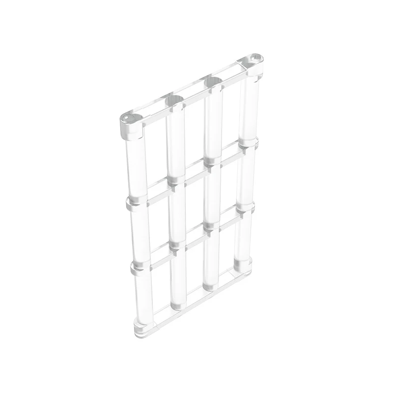 Gobricks GDS-875 Bar 1 x 4 x 6 Grille with End Protrusions compatible with lego 92589 toys Assembles Building Blocks Technical