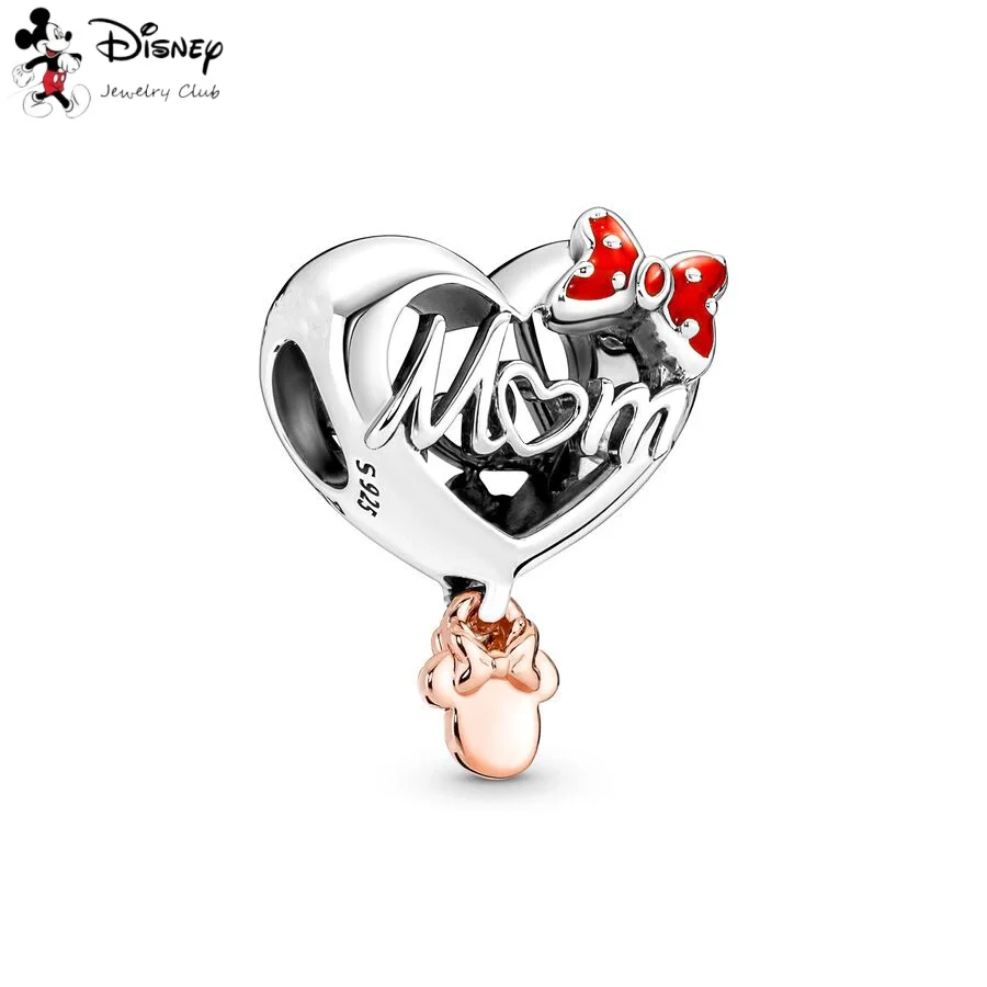 Hot Sale 925 Silver MINISO Mickey & Minnie Series Charm Beads,Fit Original European Bracelet,DIY Jewelry For Fans' Holiday Gifts view 4