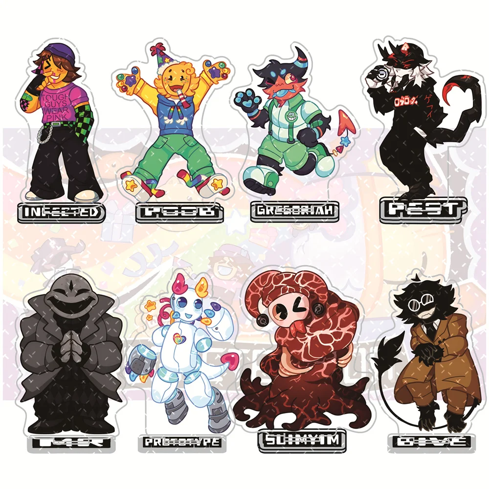 

Regretevator Bizarre Grotesque Characters 10cm Acrylic Stand - Roblox Dark Humor Style Collectible Desktop Decor Fan Gift