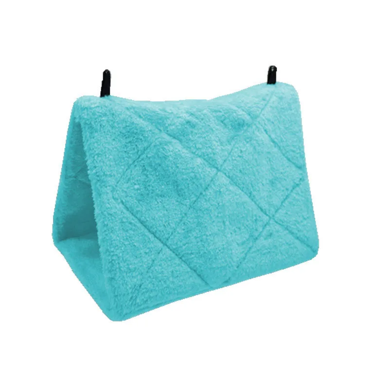 الشتاء الحيوانات الأليفة الطيور الببغاء أقفاص الدافئة أفخم أرجوحة كوخ خيمة سرير معلقة كهف للنوم وتفريخ الطيور الملحقات