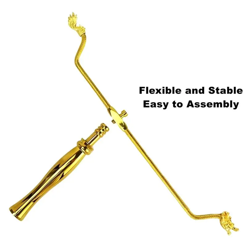 Superior AA63 Copper Dowsing Rods Divining Rod,Solid Copper And Brass Dragon Seeking Tools For Detect Gold, Water Witching