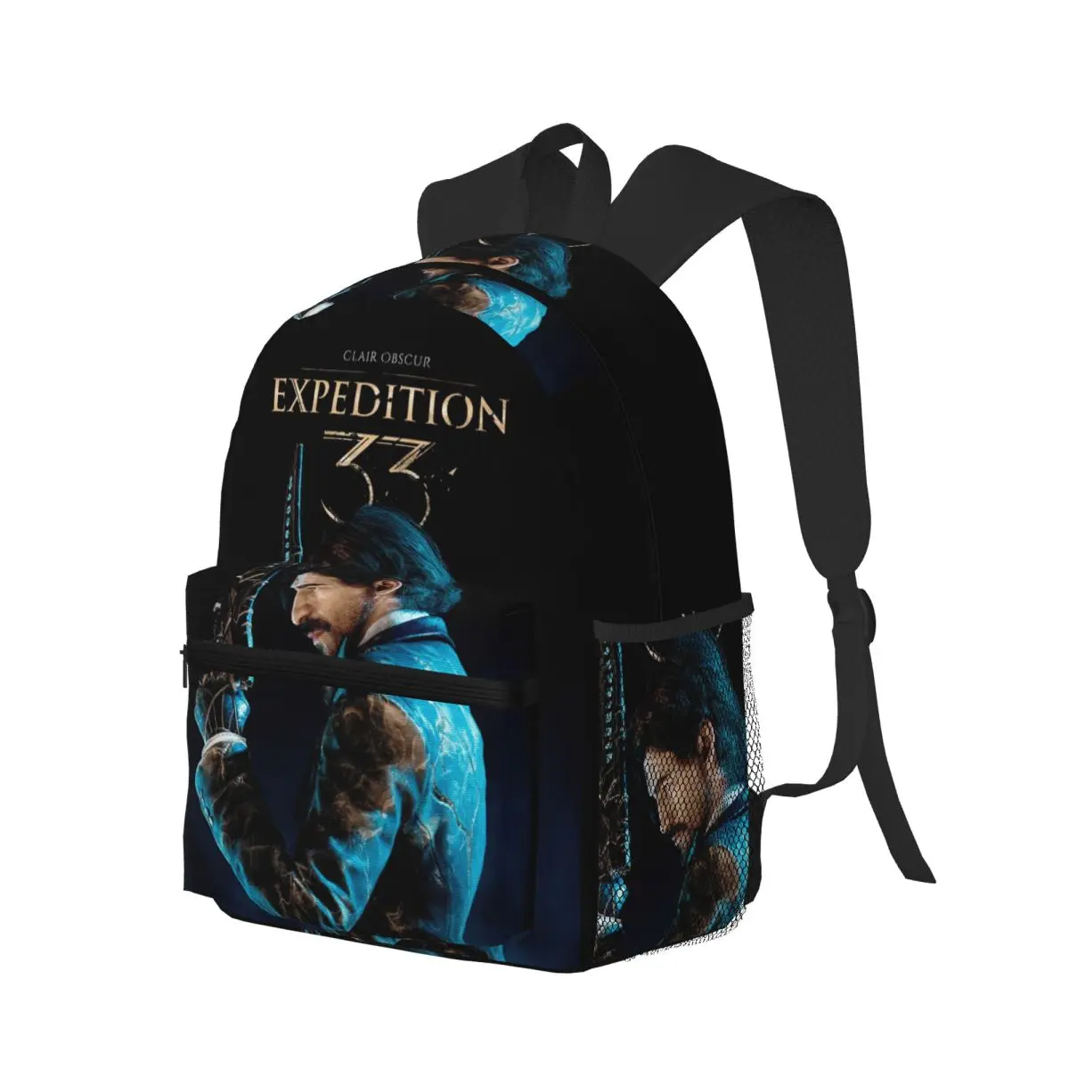 Obscur Expedition 33 Game Student Backpack School Bag Hiking Travel Daypack for Boys Girls Bookbag Shoulder Bags