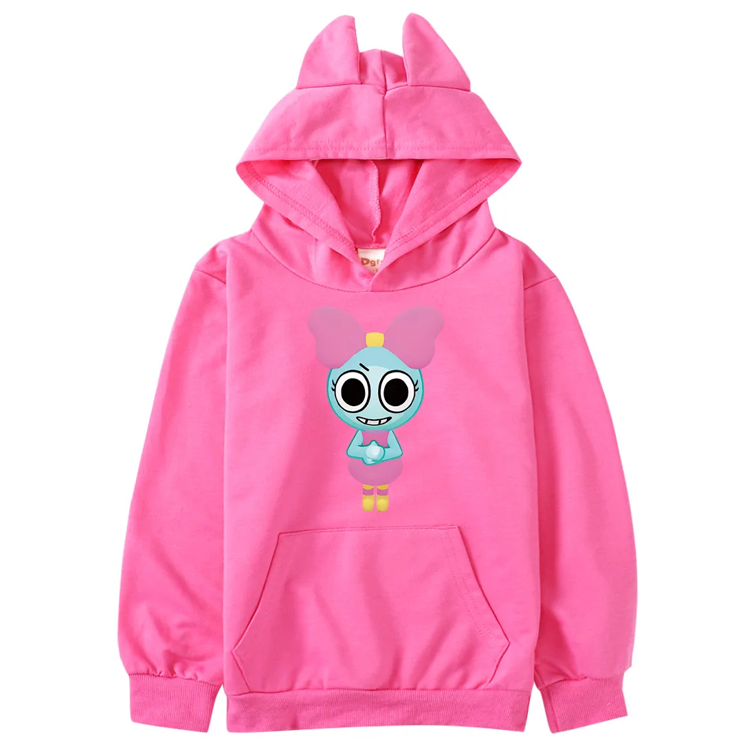 Dandys World Hoodie Kids Horror Game Goob Pebble Dandy's World Clothes Children Cartoon Sweatshirts Boys Casual Tops Girls Coats