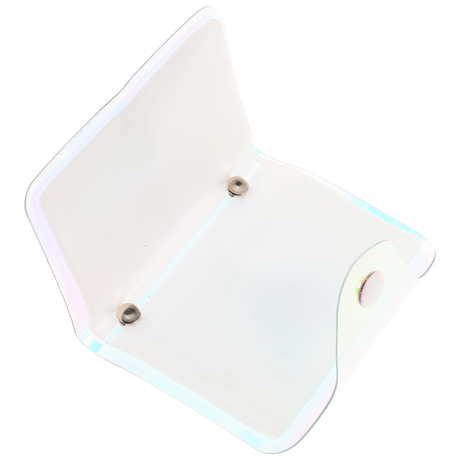 

Multi Card Holder 20 Pages Holographic Clear Transparent Organizer Slim Credit Card Wallet Pack for Travel Shopping