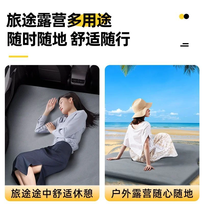 Inflatable Car Mattress Trunk Sleeping Pad Air Bed Rear Seat Camping Mat For Haval H6 2019 2024