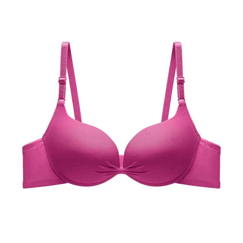 Anti-flacidez Soft Steel Comfort Bra, Sutiã coletado liso para festa, Suprimentos de vestido de noite