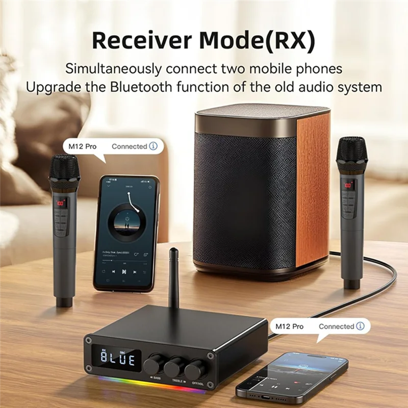 【НОВИНКА】приемник-передатчик Bluetooth 5.2 для телевизора, домашней стереосистемы, гарнитуры BT, адаптер Bluetooth-аудиодекодера HD с низкой задержкой