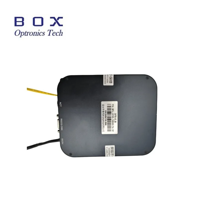 1064nm 200mW DFB Laser Module PM980 Fiber FCAPC 150x125x20mm 5V Power Supply