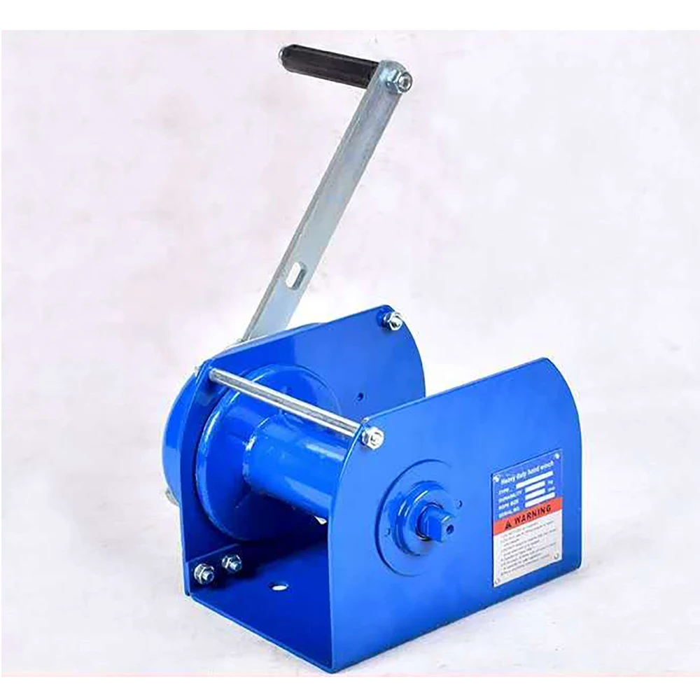 2T Manual Winch Two-way Self-locking Heavy Winch Hoist Small Crane Tractor