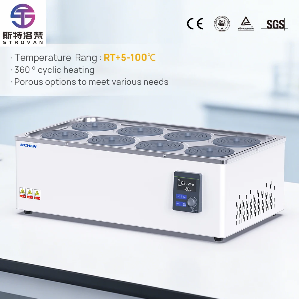 

Lab Use 2/4/6 Hot Selling Stainless Steel Water Bath Thermostatic LCD Display Water Bath