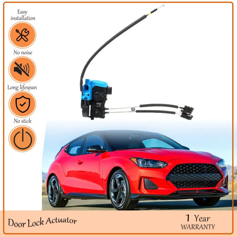 

Rear Right Passenger Side Door Lock Latch Actuator Compatible with Hyundai Vehicles - Veloster 2012-2017 ,oem 81420-2V000