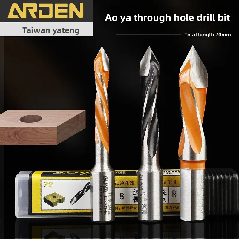 

Insert Type Woodworking Alloy Drill Bit Industrial Grade V Groove Hole Drill