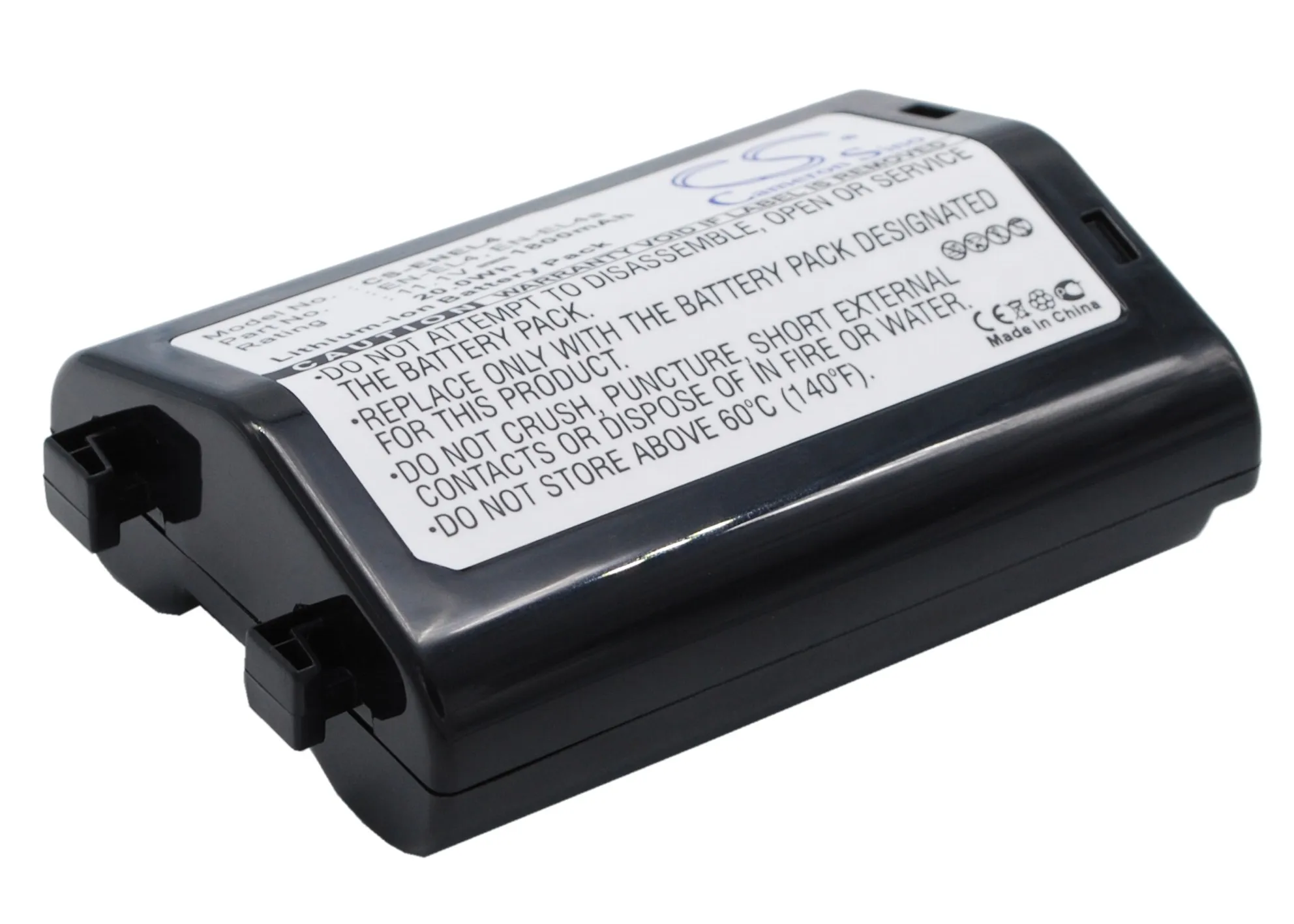 Camera 1800mAh Battery For NIKON D2H D2Hs D2X D2Xs F6 D3 D3X D3S D2Hs D2X D2Xs D3 D3S F6 EN-EL4  EN-EL4a  EN-EL4e