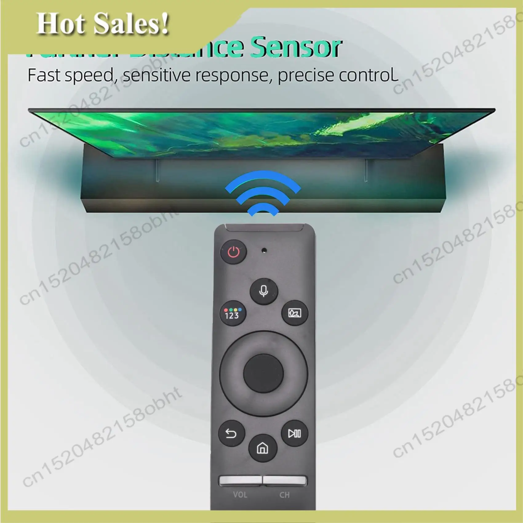 

-PQWN Remote Control BN59-01298C For 4K Voice QLED Smart HD LCD TV BN59-01275A BN59-01298G/D BN59-01298J RMCSPR1BF1