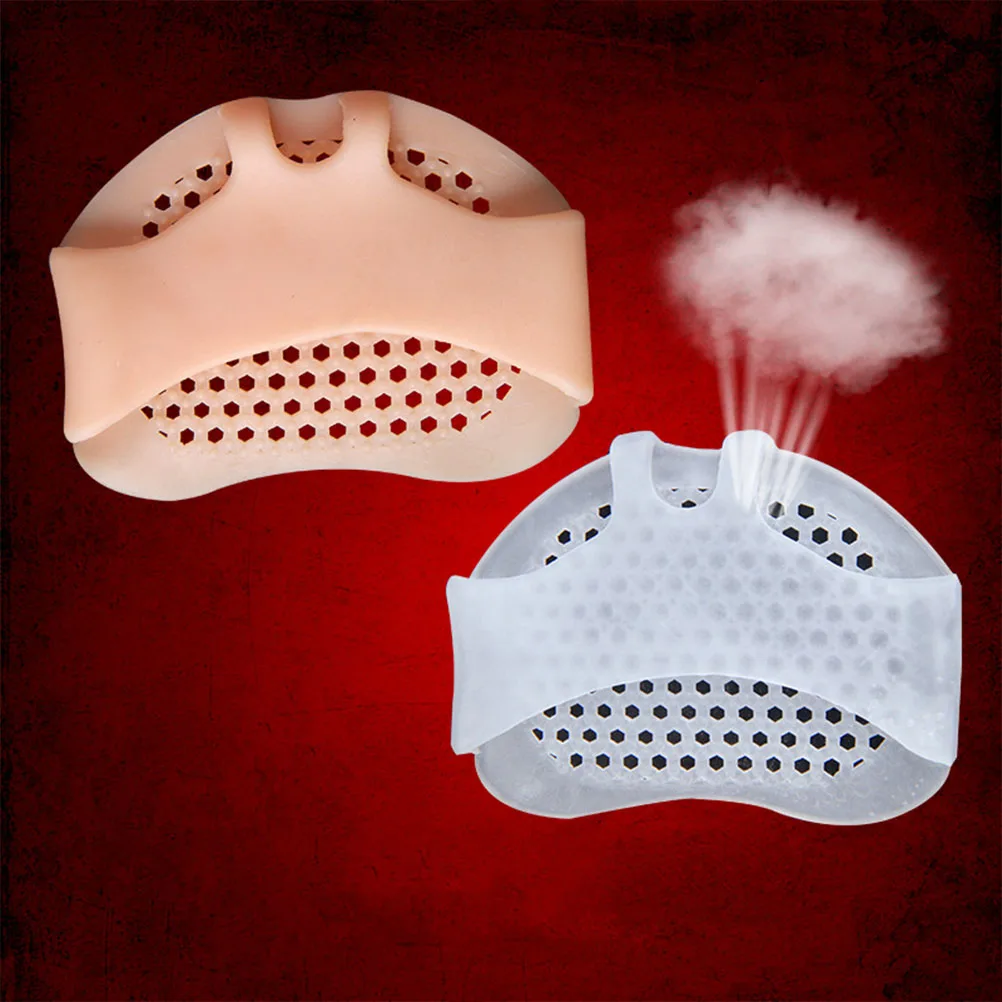 

12pcs Metatarsal Foot Pads Forefoot Insoles Anti-Pain Cushioning Inserts For High Heels Running Shoes Skin Color Comfort Relief