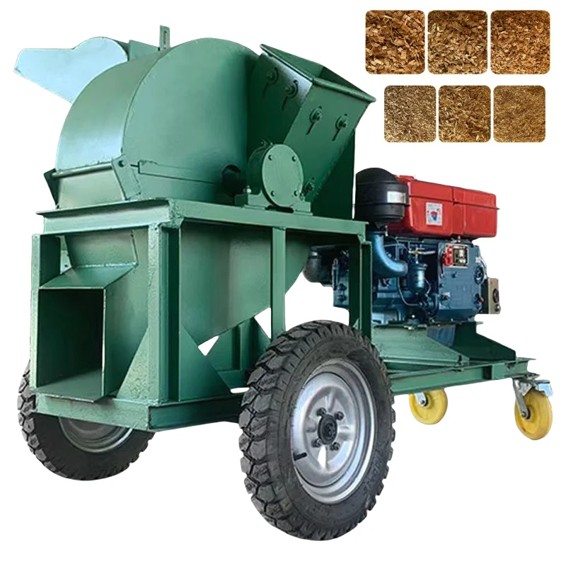 

Promotion Diesel Engine Wood Chipper Wood Crusher Machine Mobile Crusher Trituradora De Madera Branch Crusher Waste Machine