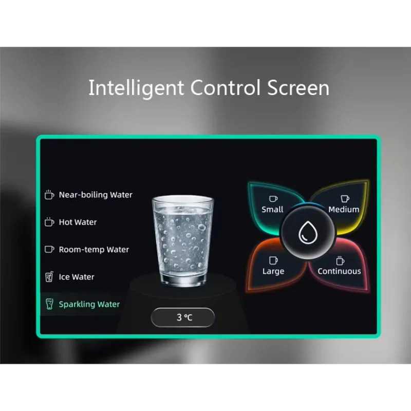5-In-1 Desktop Sparkling Water Dispenser with Dose Setting Soda Water Machine