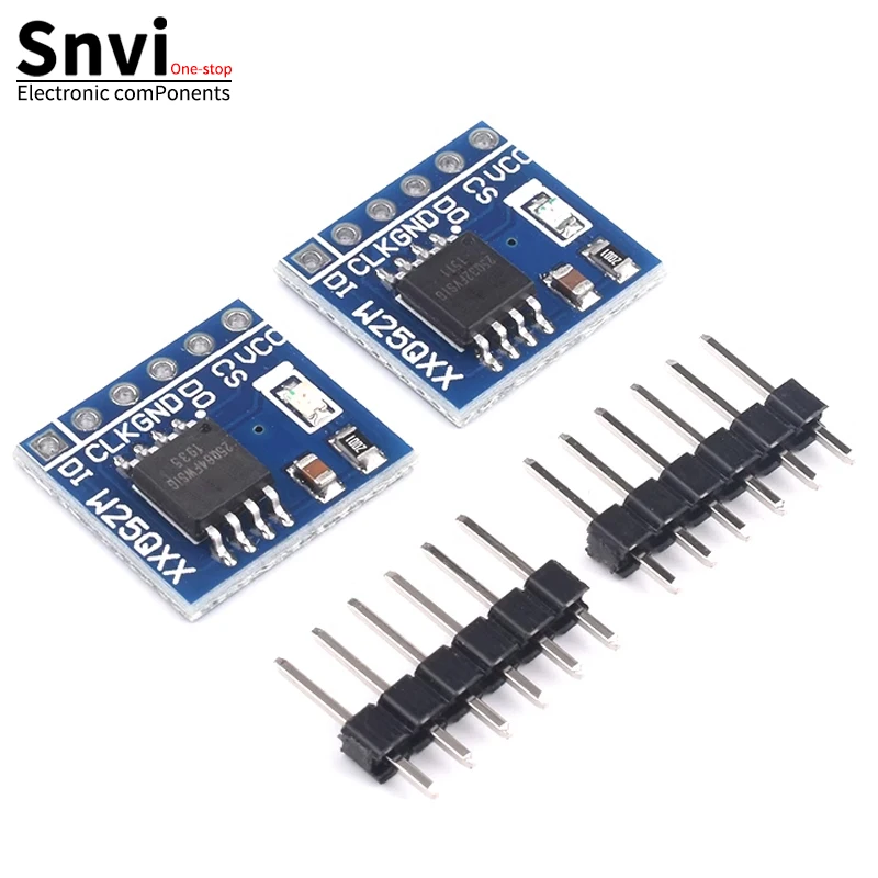 Snvi W25Q80 W25Q16 W25Q32 W25Q64 W25Q128 Large Capacity FLASH Storage Module SPI Interface BV FV STM32 Code