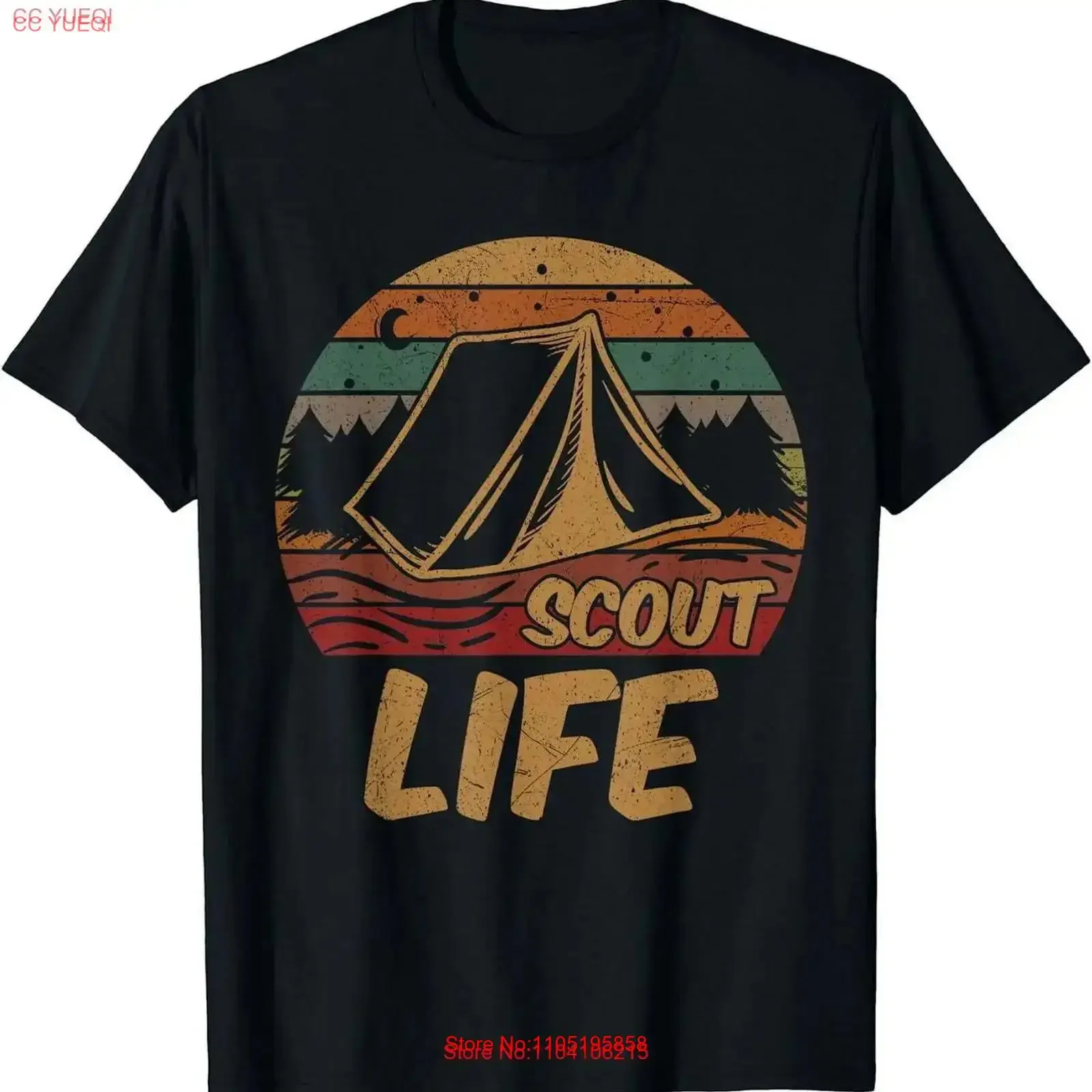 

Футболка Life Scouting Lovers Hiking Happy, винтажная стираная мужская удобная дизайнерская одежда с графикой слегка