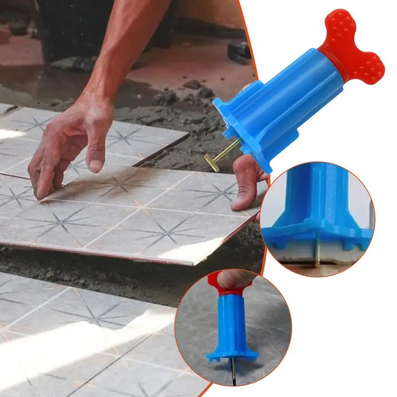 Tile Leveler Spacer Reusable Tools For Wall Floor Tile Adjustment Internal Screw Leveler Tile Tools With T-Pin For Installation
