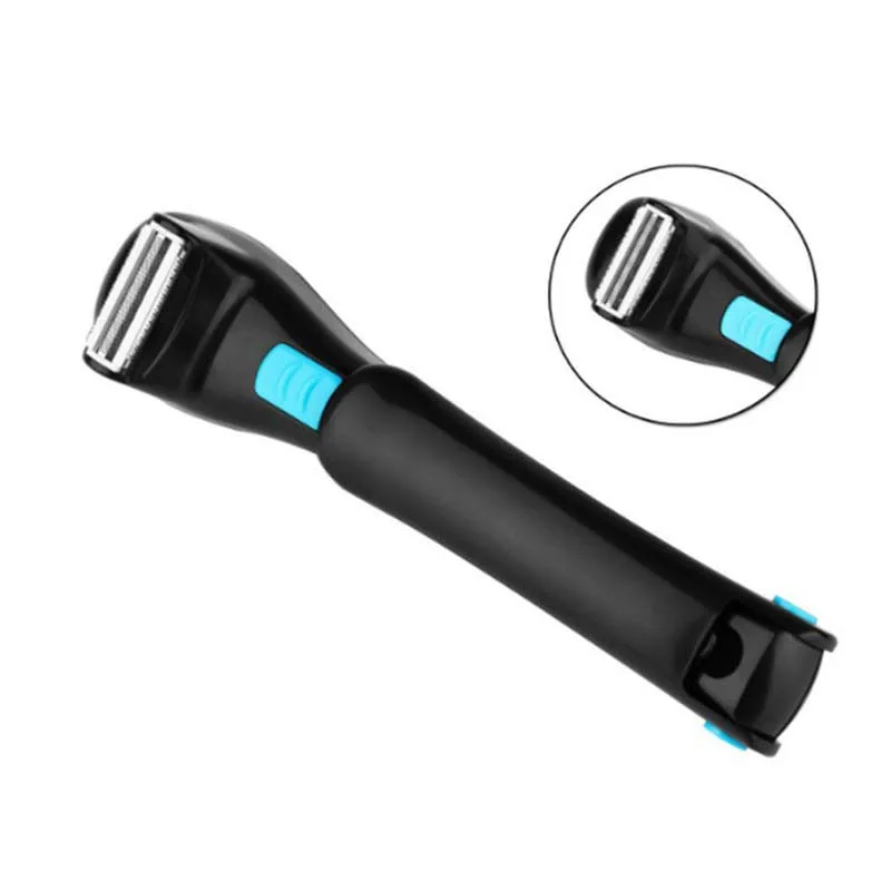 Back Body Hair Shaver for Men Two Head Blade Trimmer Body Leg Razor Long Handle Hair Removal Razors