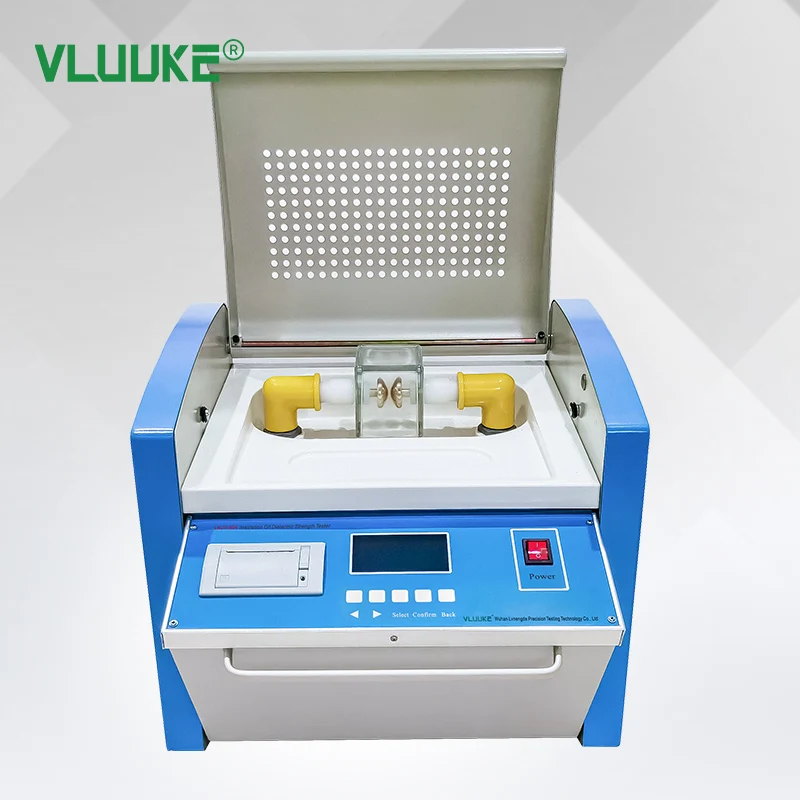 Vluuke LNJY-80A testador de resistência dielétrica de óleo isolante automático testador digital portátil de alta precisão para sistemas de energia