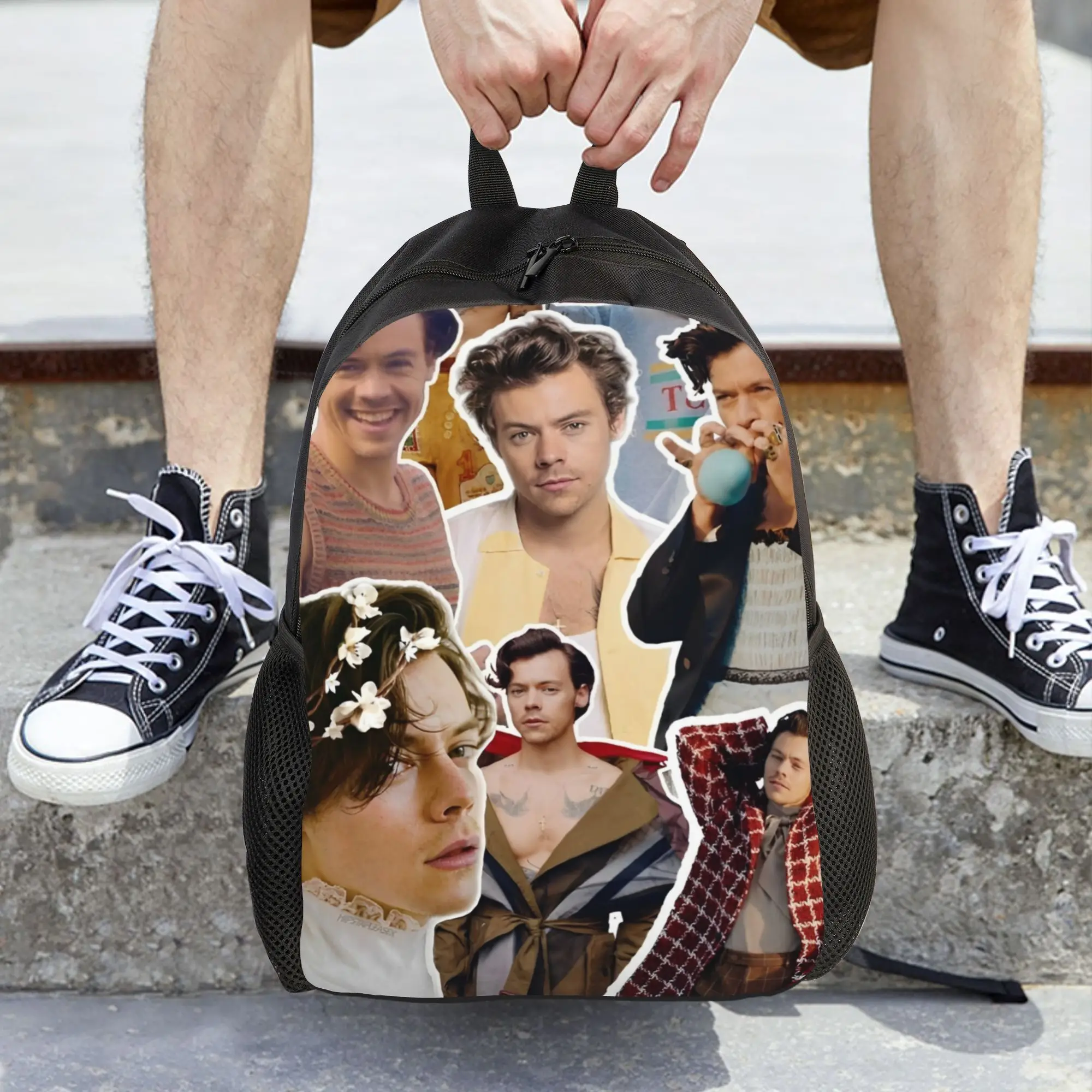 

Женский рюкзак Harry Styles Singer, классический детский школьный рюкзак, рюкзак для ноутбука, дорожная сумка через плечо для мальчиков и девочек