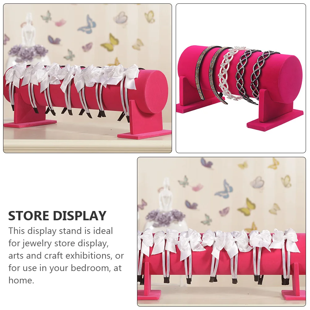 

Hair Tie Storage Rack Head Bands Display Stand Lint Cloth Scrunchy Scrunchie Holder for Ties Organizer