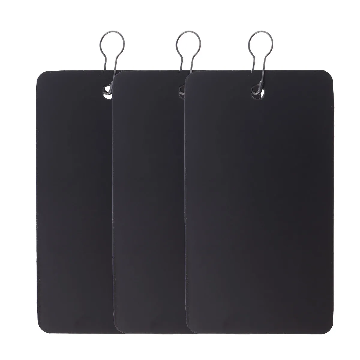 200Pcs Flexible PVC Id Card Holder Set Waterproof Clear Plastic Hanging Tags with Neck Chain Holes for Events Workplace Security