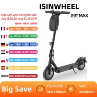isinwheel E9TMax Adult Electric Scooter 500W Motor 36V 10Ah Battery Electric Scooter 10 Inch Solid Tire City Electric Scooter