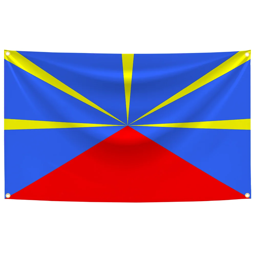 3x5 Ft Reunion Island Proposed Flag Polyester Digital Printing Banner Wall Art Home Outdoor Decoration Tapestry