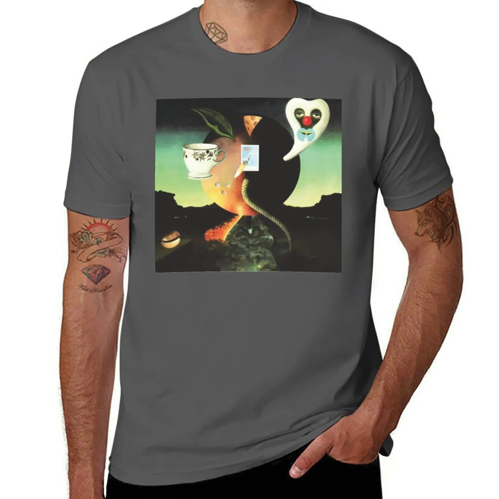 PINK MOON T-Shirt Work Wear Simple Tee Shirt