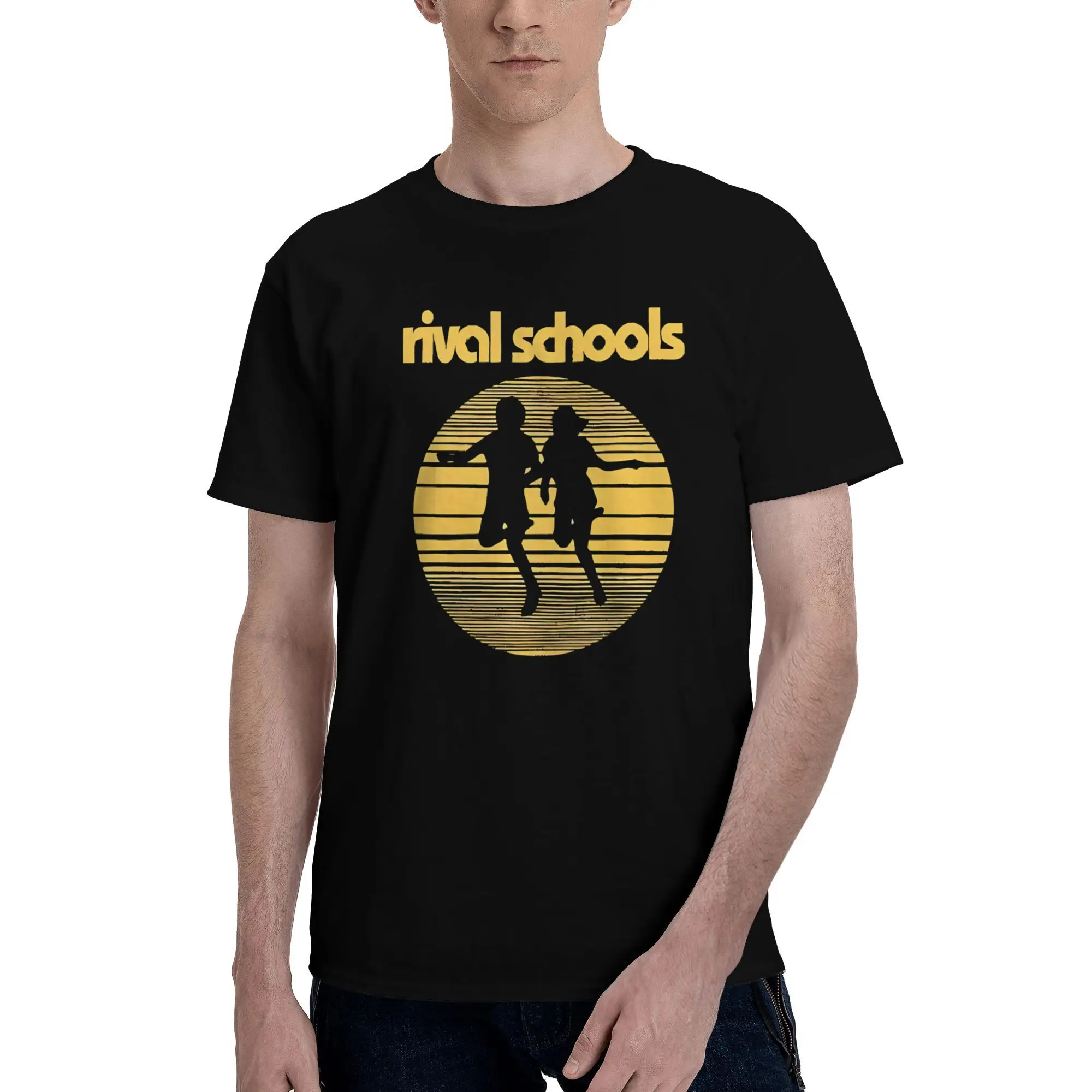 New 2025 yaer Rival Schools   School Rivalry or Sports Event Announcement  t shirt men sleeve shirt