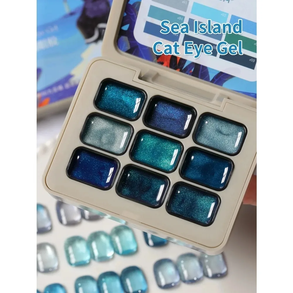 9 Colors1pc  Patting Glue Smudge Canned High Saturation Popular Semi-Solid Nail Polish Glue Nail Salon Special image 6