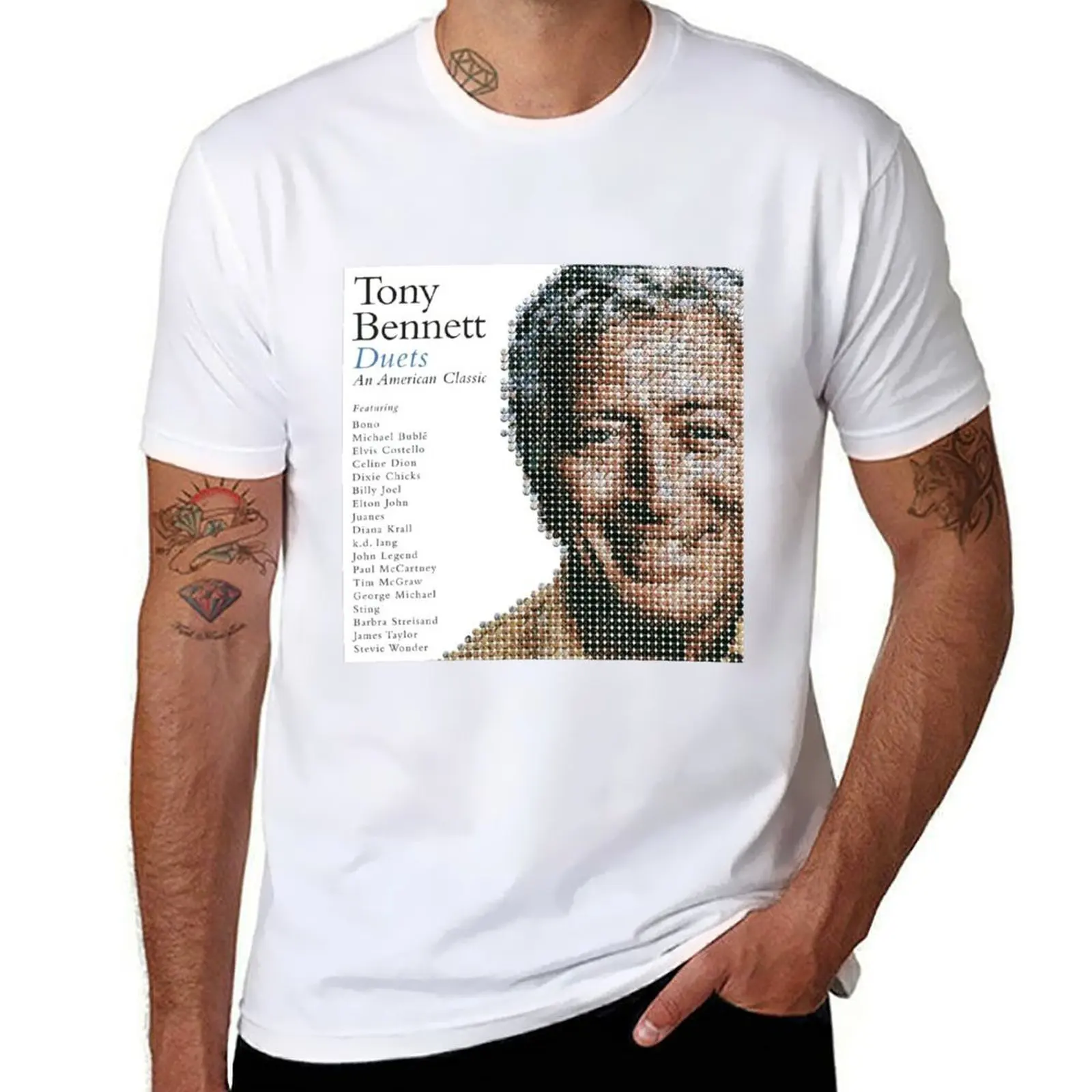 

Duets An American Classic T-Shirt man t shirt luxury t shirts for man graphic vintage T-Shirt
