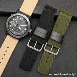 23mm nylon quick release watchband for Casio mountain watch PRW-60Y/61/50Y/70Y/30 PRW-6900Y/6800 series nylon canvas watch strap