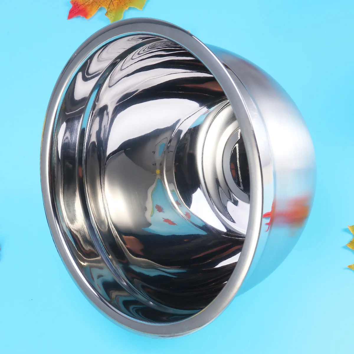 وعاء خلط من الفولاذ المقاوم للصدأ 20 سم وعاء فواكه السلطة العميق لضرب البيض وتربية الخبز والطبخ وتقديم الخضار #1