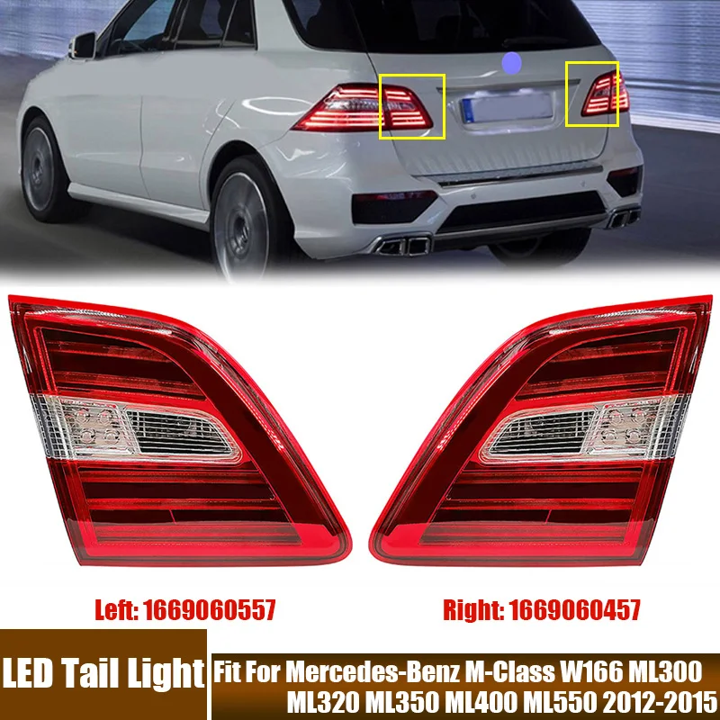 

High Quality Car LED Lamp Rear Tail Light Assembly Fit For Mercedes-Benz M-Class W166 ML300 ML320 ML350 ML400 ML550 2012-2015