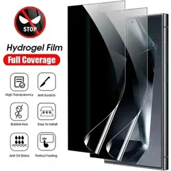 2PCS Privacy Hydrogel Film Galaxy S25 S24 S23 S21 S22 Ultra Anti Spy Screen Protector For Samsung Note 20 10 S10 S9 Plus