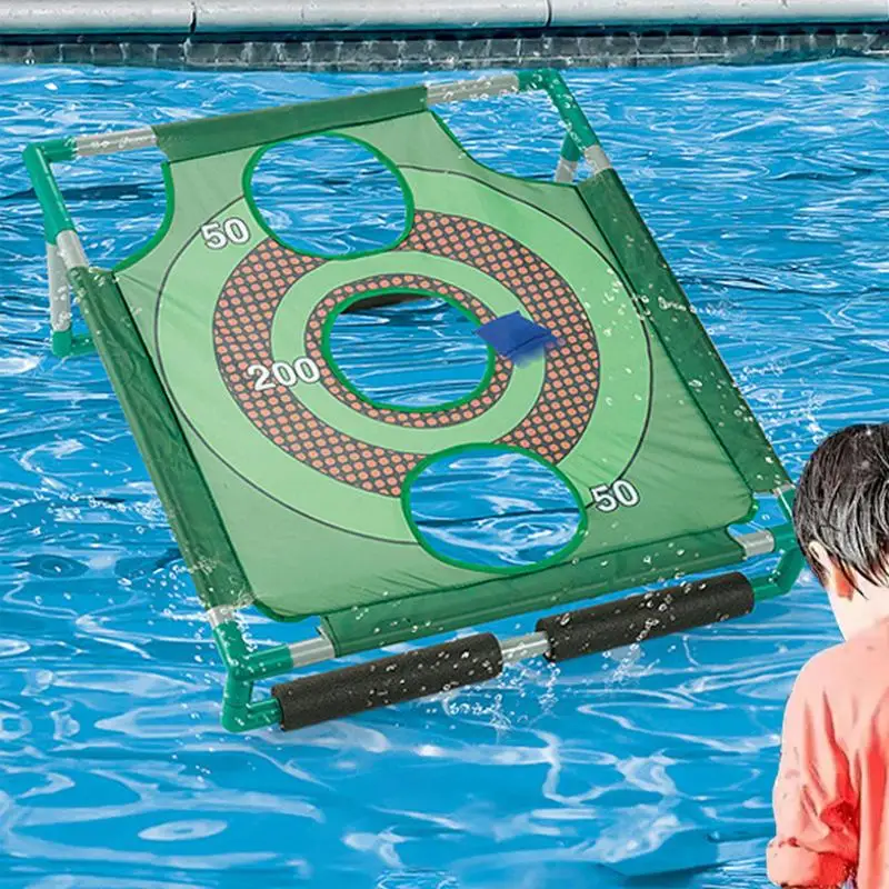 Bean Bag Toss Game For Adults Toss Board & Floating Bean Bags Creative Unique Beach Toss Game Set Indoor And Outdoor Toss Games