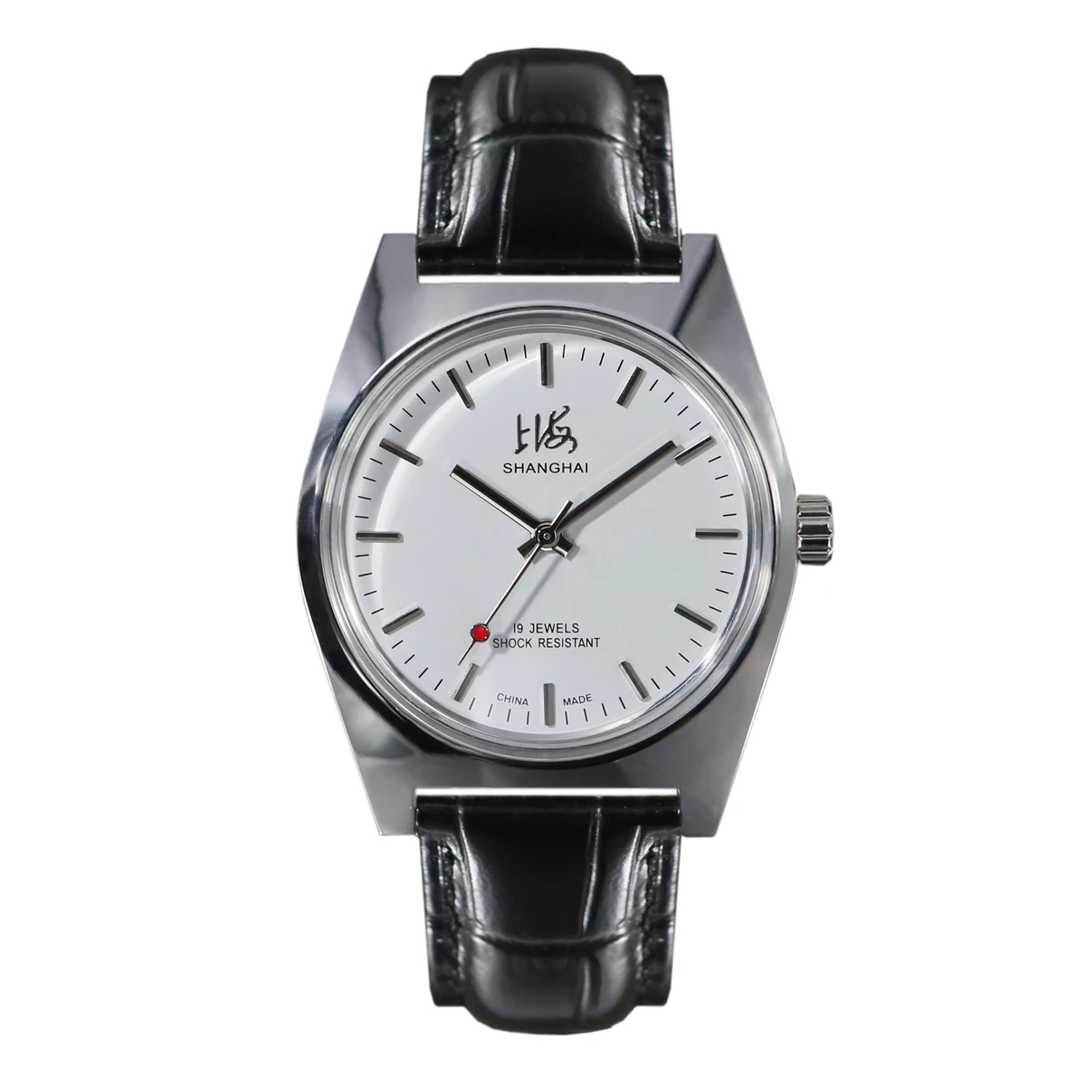 شنغهاي ووتش الرجال كوارتز ووتش ريترو الحد الأدنى 36 ملم زوجين ووتش
