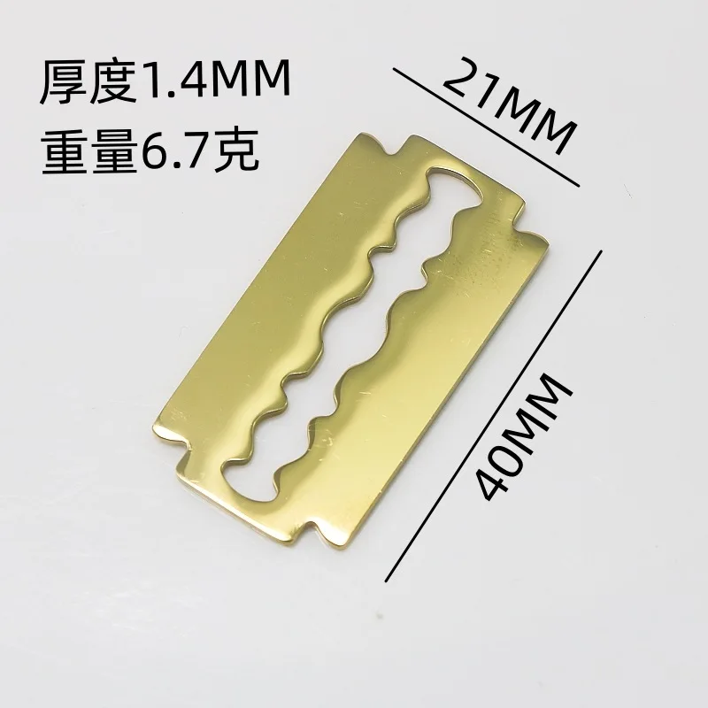 

4pcs stainless steel blade Charms Pendant For Bracelet Necklace DIY handiwork Jewelry make Accessories wholesale