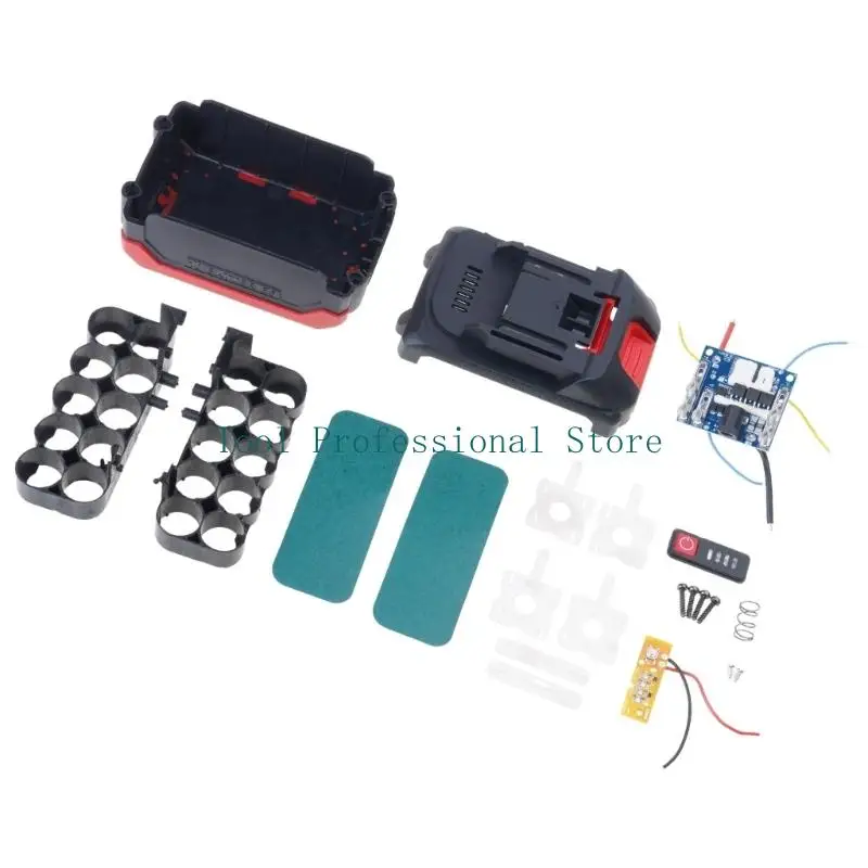 

57QF 15-ядерный деликатный корпус аккумулятора для предотвращения коротких замыканий, аксессуар для электроинструмента