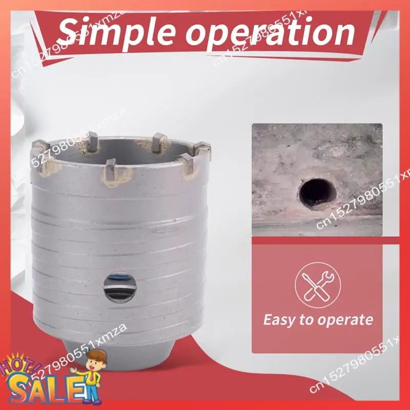

ABCL SDS Plus Electric Drill Bit Wall Hole Opener Suit Hollow Brick Wall Concrete Air Conditioning Water Pipe Hole Driller