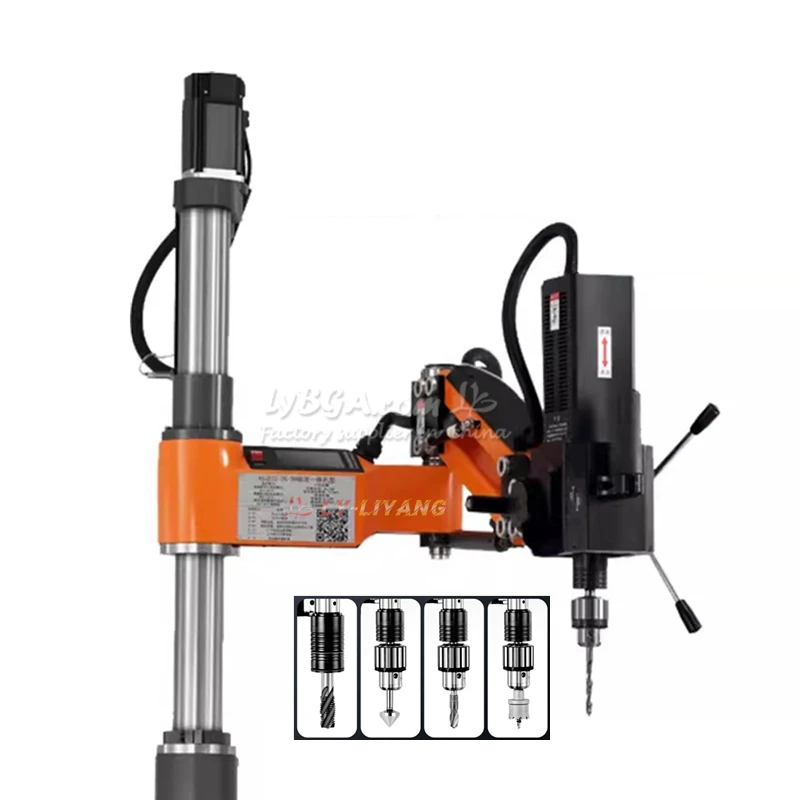 LY-D16/T30 Desktop Tapping and Drilling Machine Fully Automatic 2 in 1 Servo Motor CNC Electric Tapper with Chucks High Quality - view 2