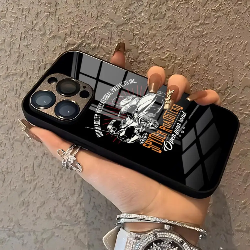 Чехол Can Am Can-am Team для iPhone 15 Pro 16 15 14 13 12 11 Mini X XS XR Max 6 8 Plus SE 2024 Glass Design Cove